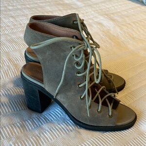 Jeffrey Campbell x Free People Suede Laced Heel